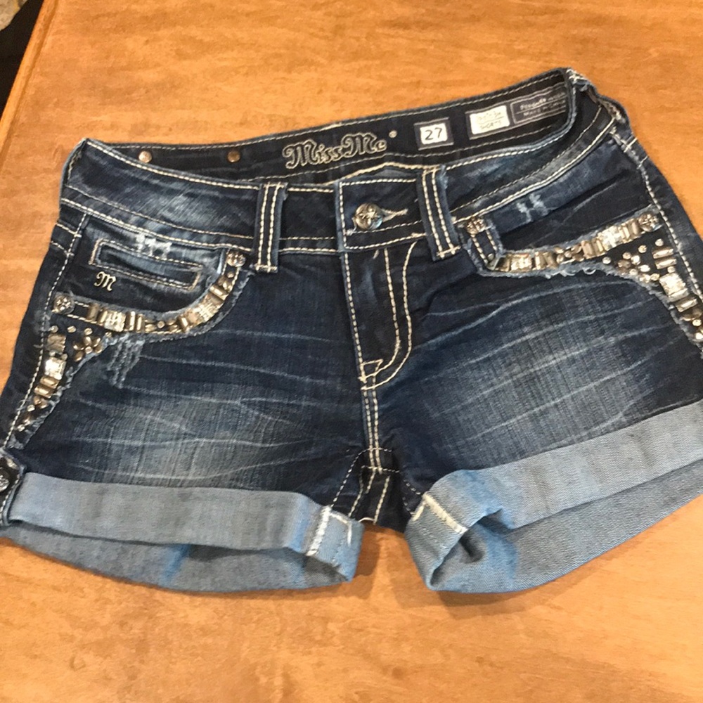 Miss Me embellished shorts